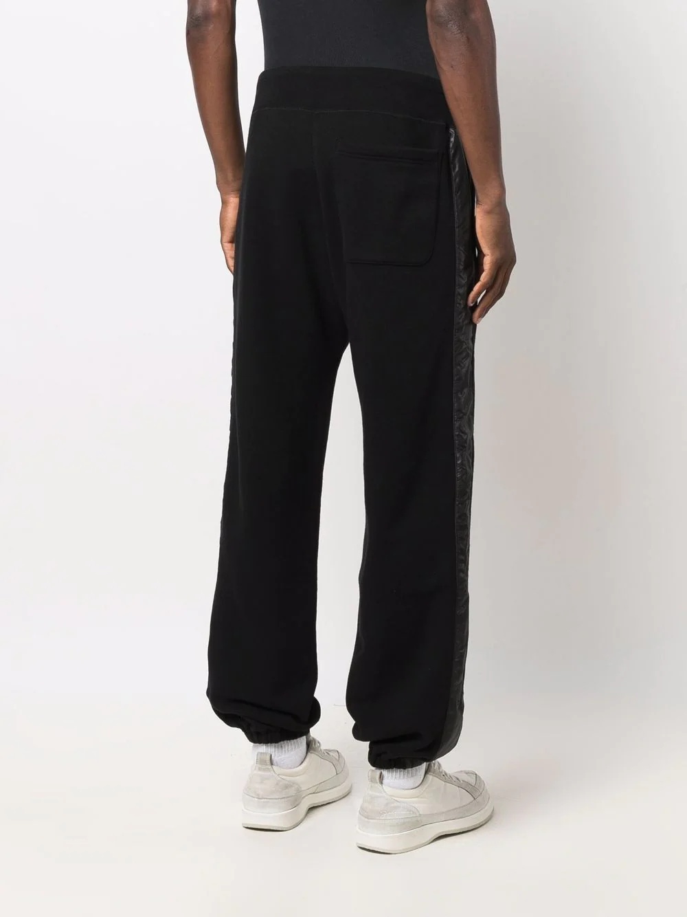 tonal-trim wide leg trackpants - 4