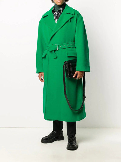 MSGM belted long coat outlook