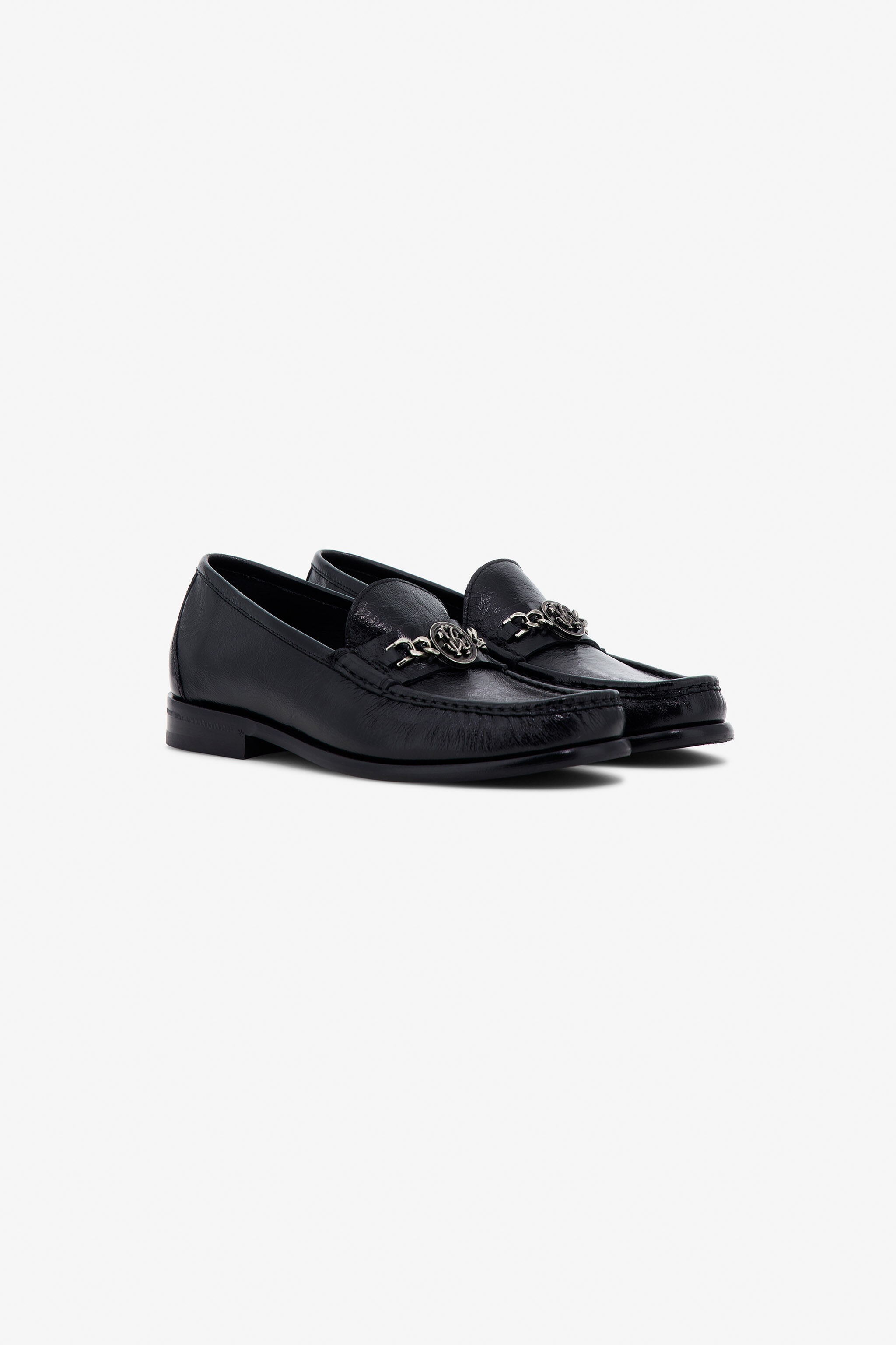 Chain-Embellished Loafers - 2