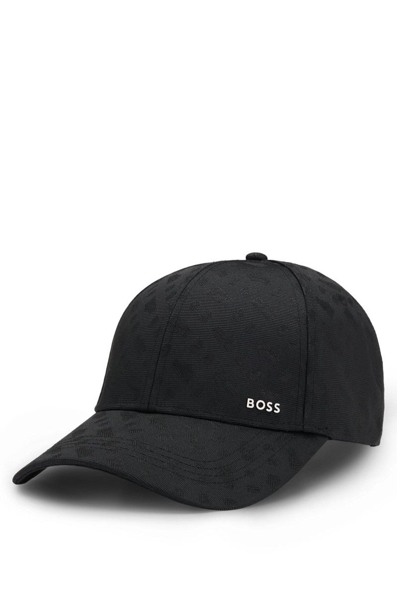 LOGO-LETTERING CAP WITH MONOGRAM JACQUARD 1