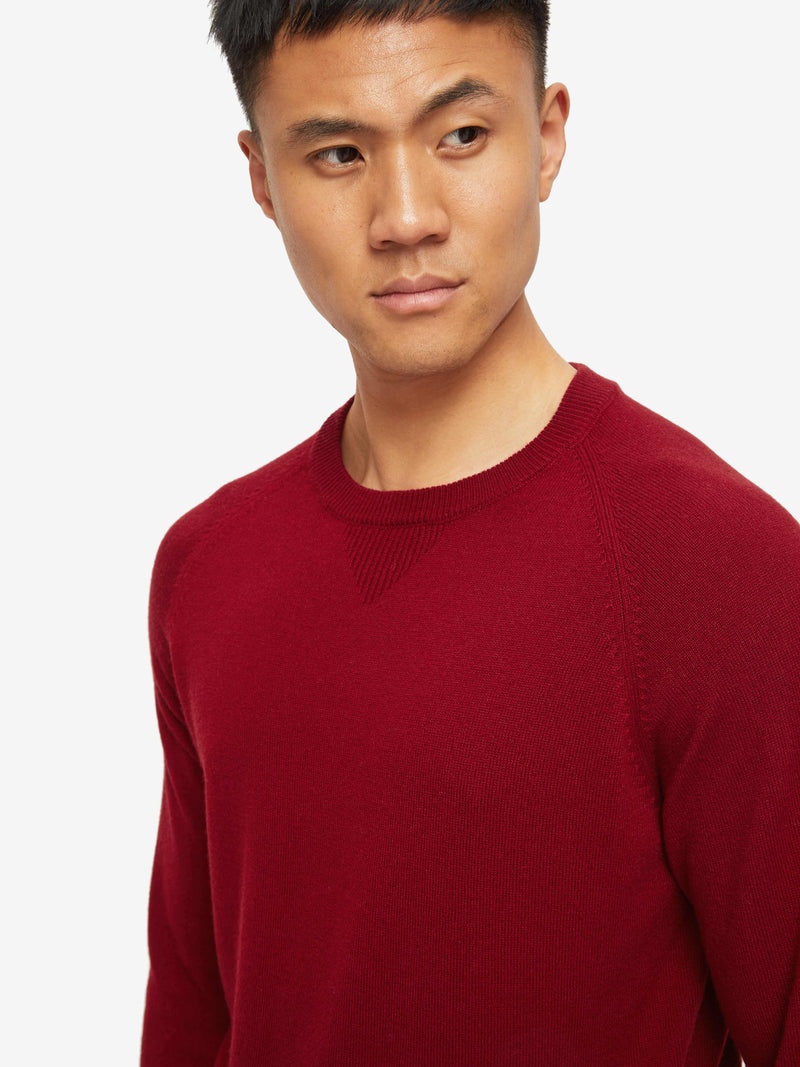 Men's Sweater Finley Cashmere Ruby - 3