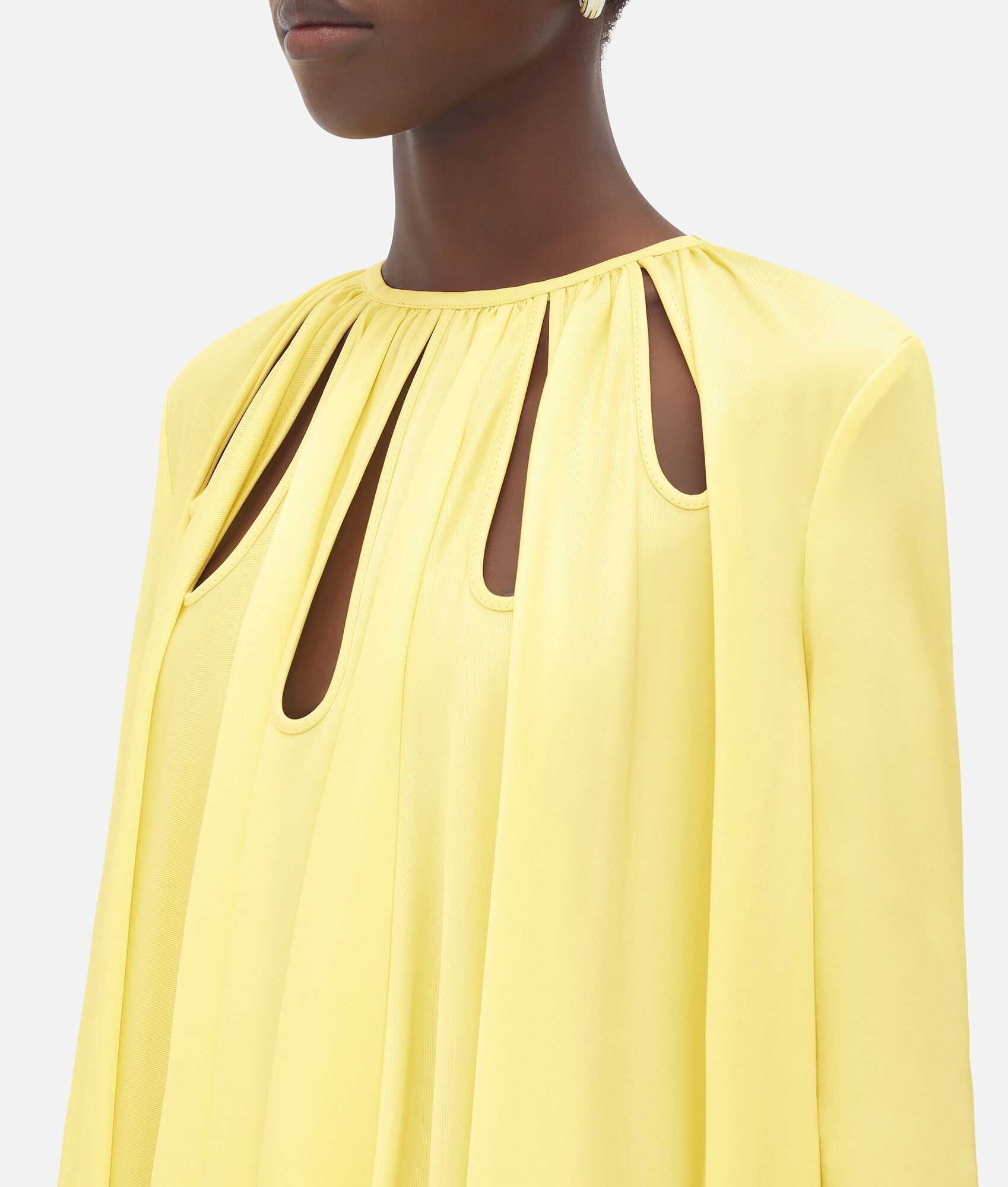 Fluid Viscose Twill Long Dress - 4