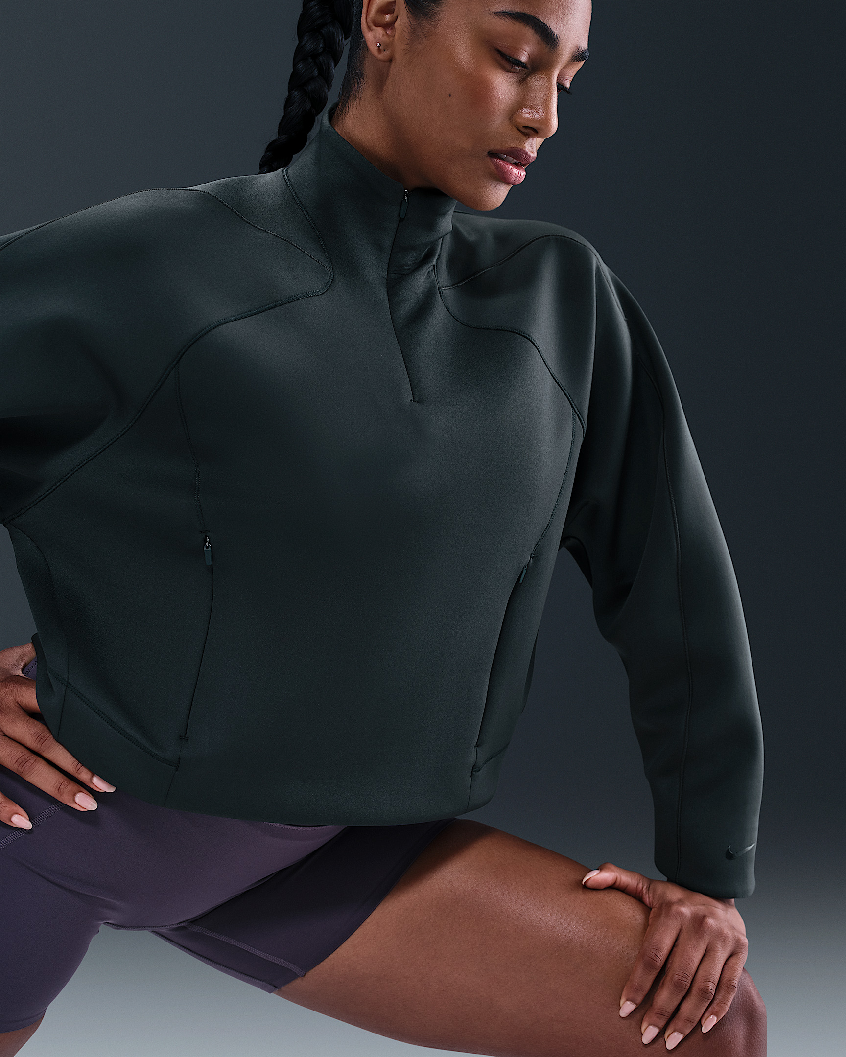Nike Universa Women's Dri-FIT 1/4-Zip Top - 3
