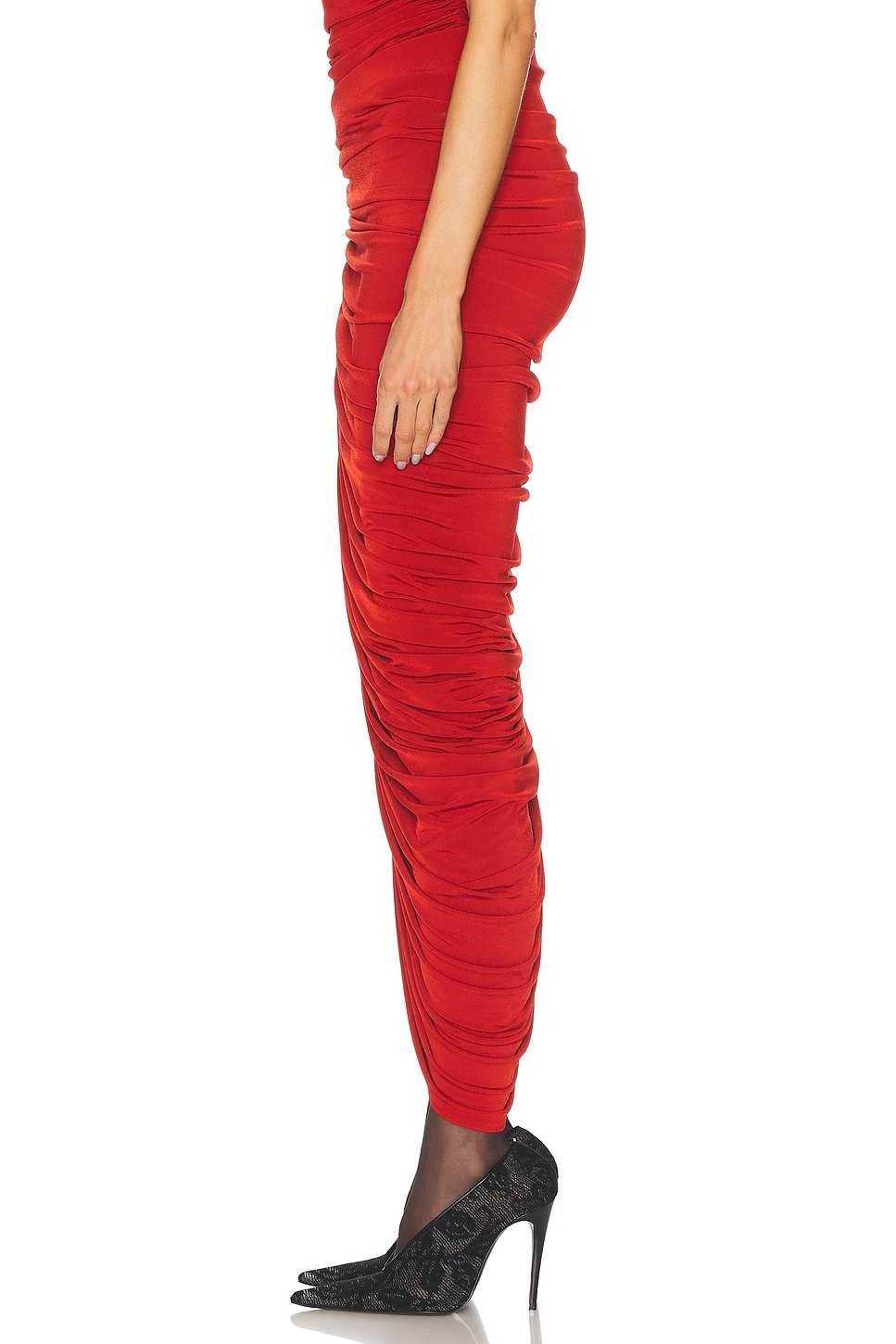 Asymmetrical Midi Skirt - 3