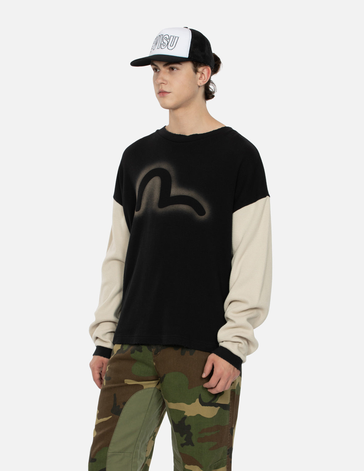 POTASSIUM SPRAY SEAGULL BOXY LONG-SLEEVE T-SHIRT - 7