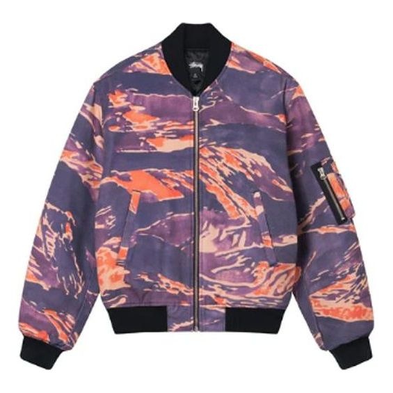 Stussy Tigris Bomber 'Purple' 115666 - 1