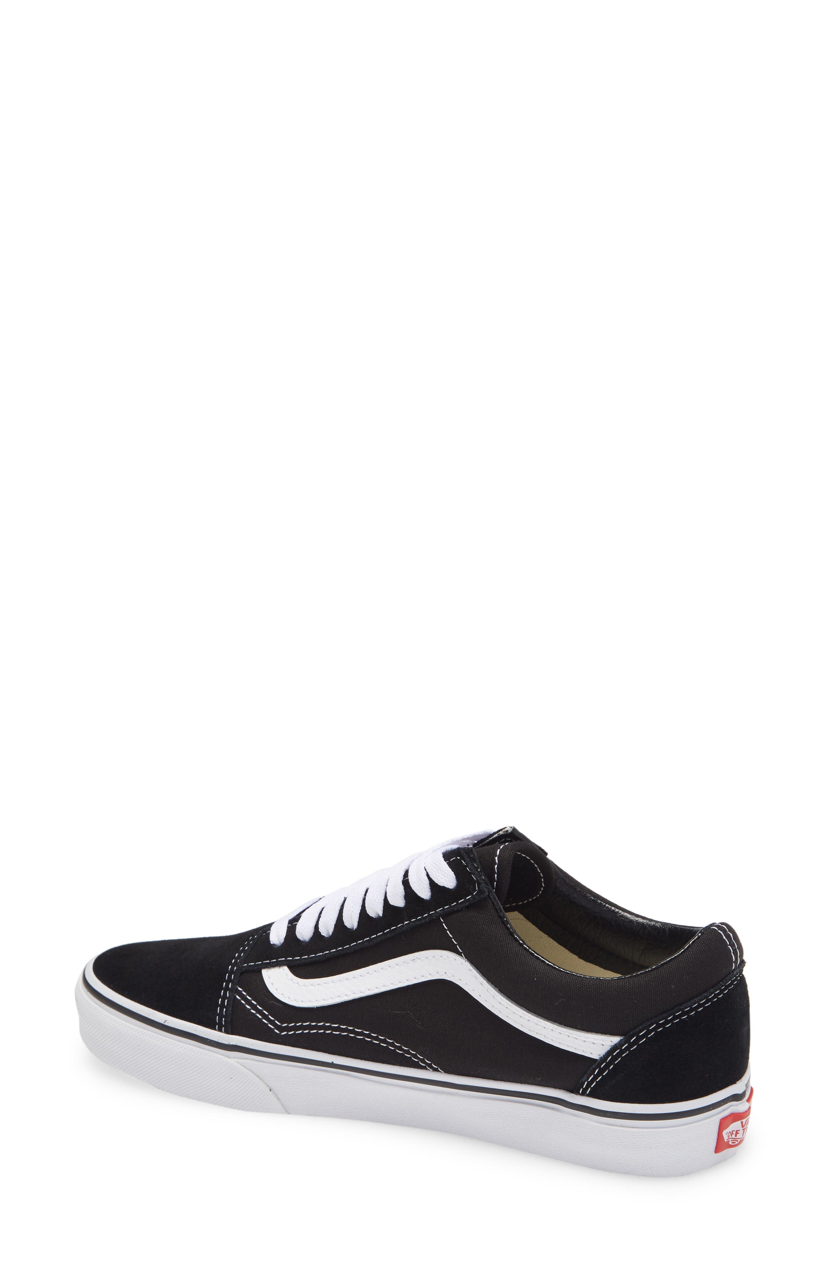 Vans Old Skool Sneaker in Black Whit at Nordstrom - 2