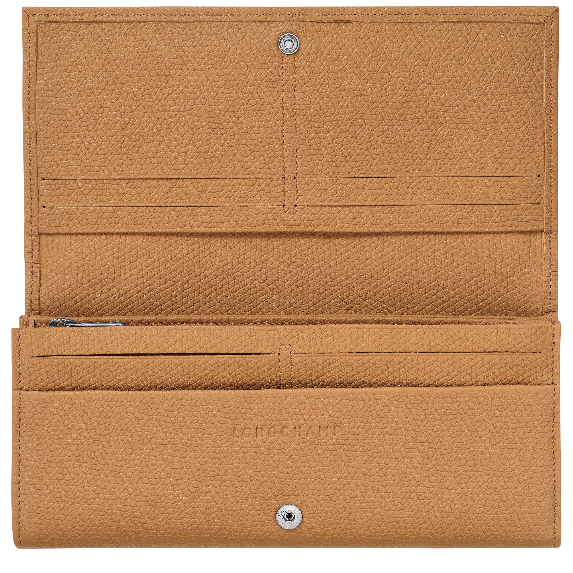 Le Roseau Flap wallet Walnut - Leather - 3