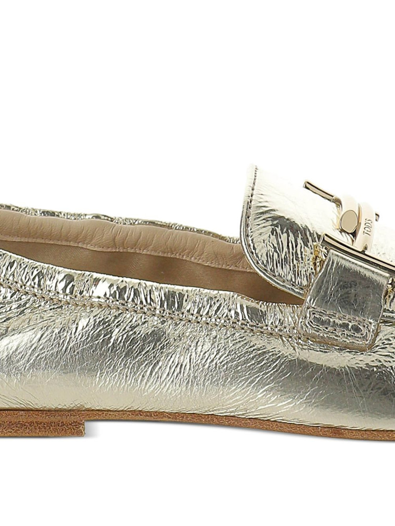 metallic leather loafers 5