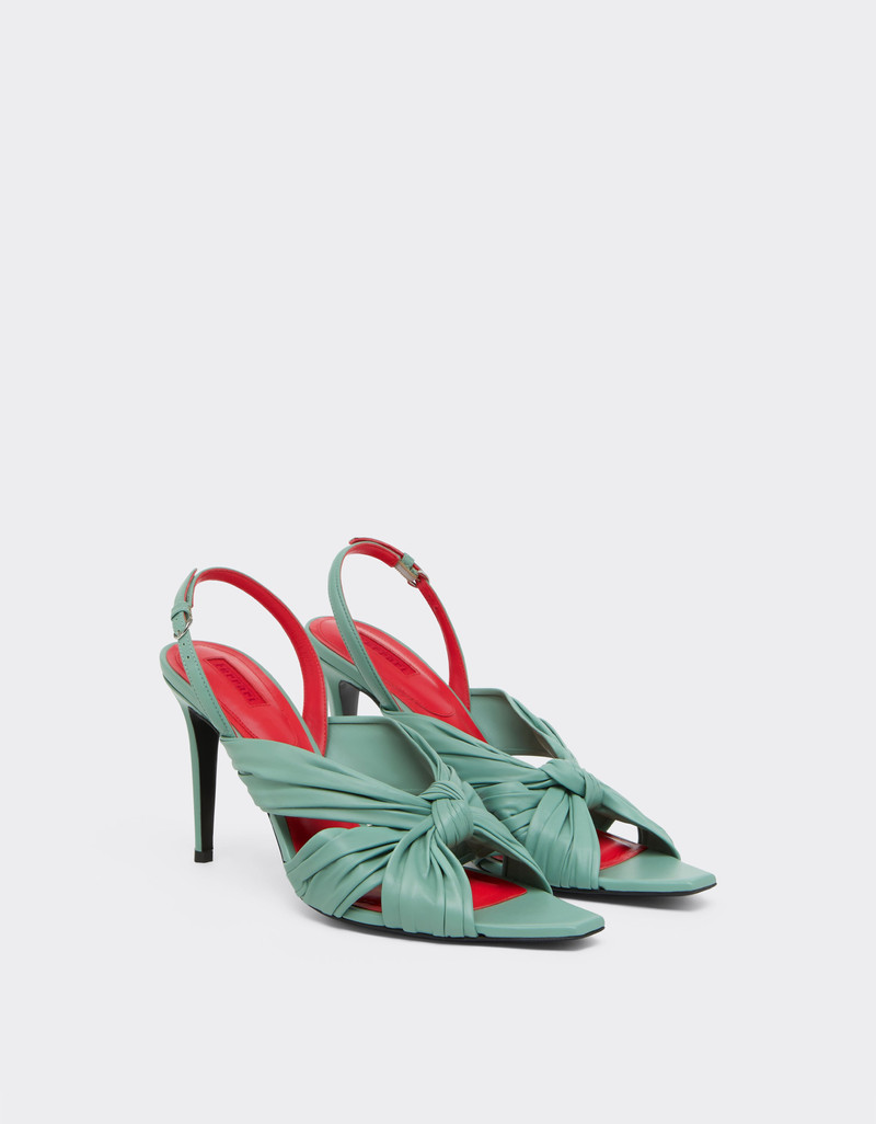 Leather slingback sandal 3
