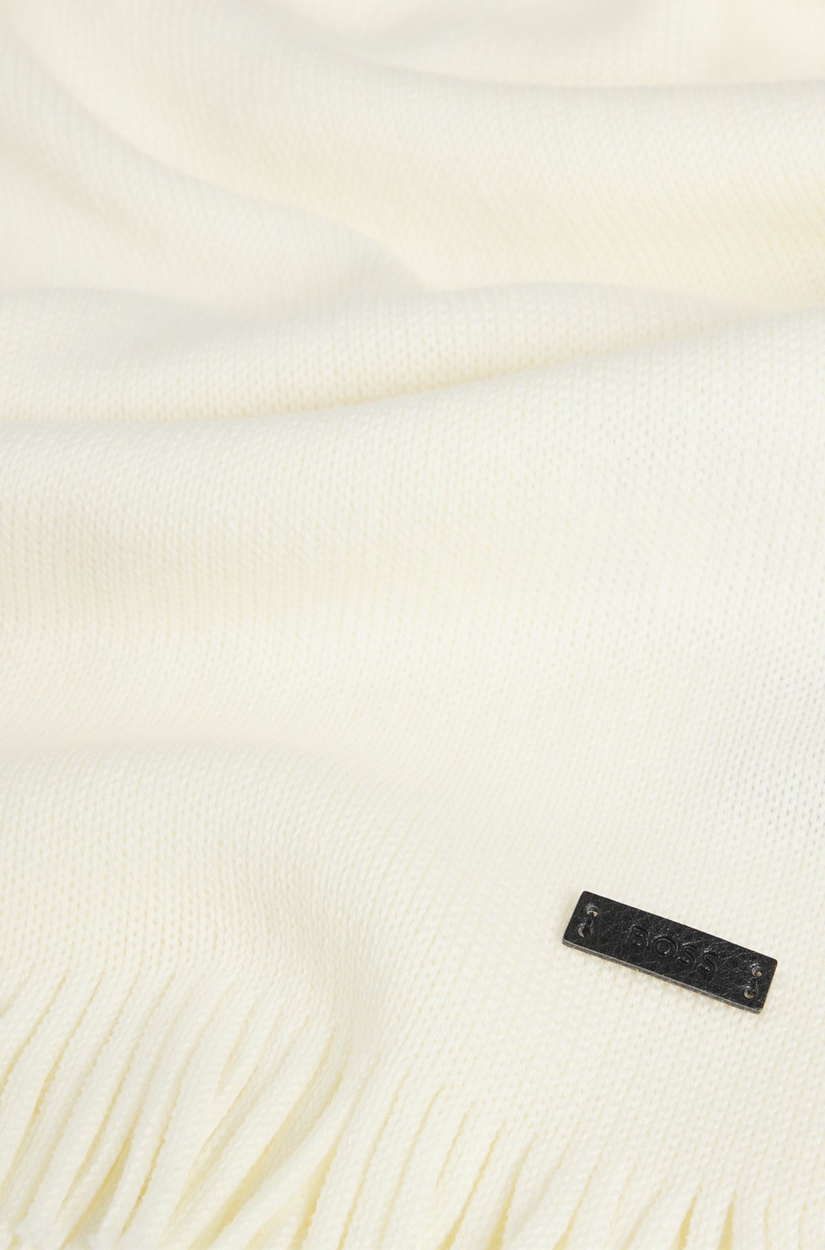 RASCHEL-KNIT SCARF IN MERINO WOOL - 4