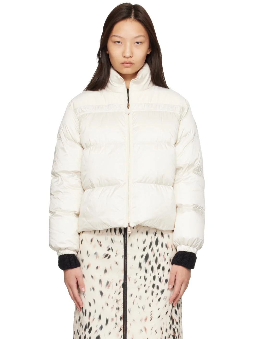 White Meditation Down Jacket - 1
