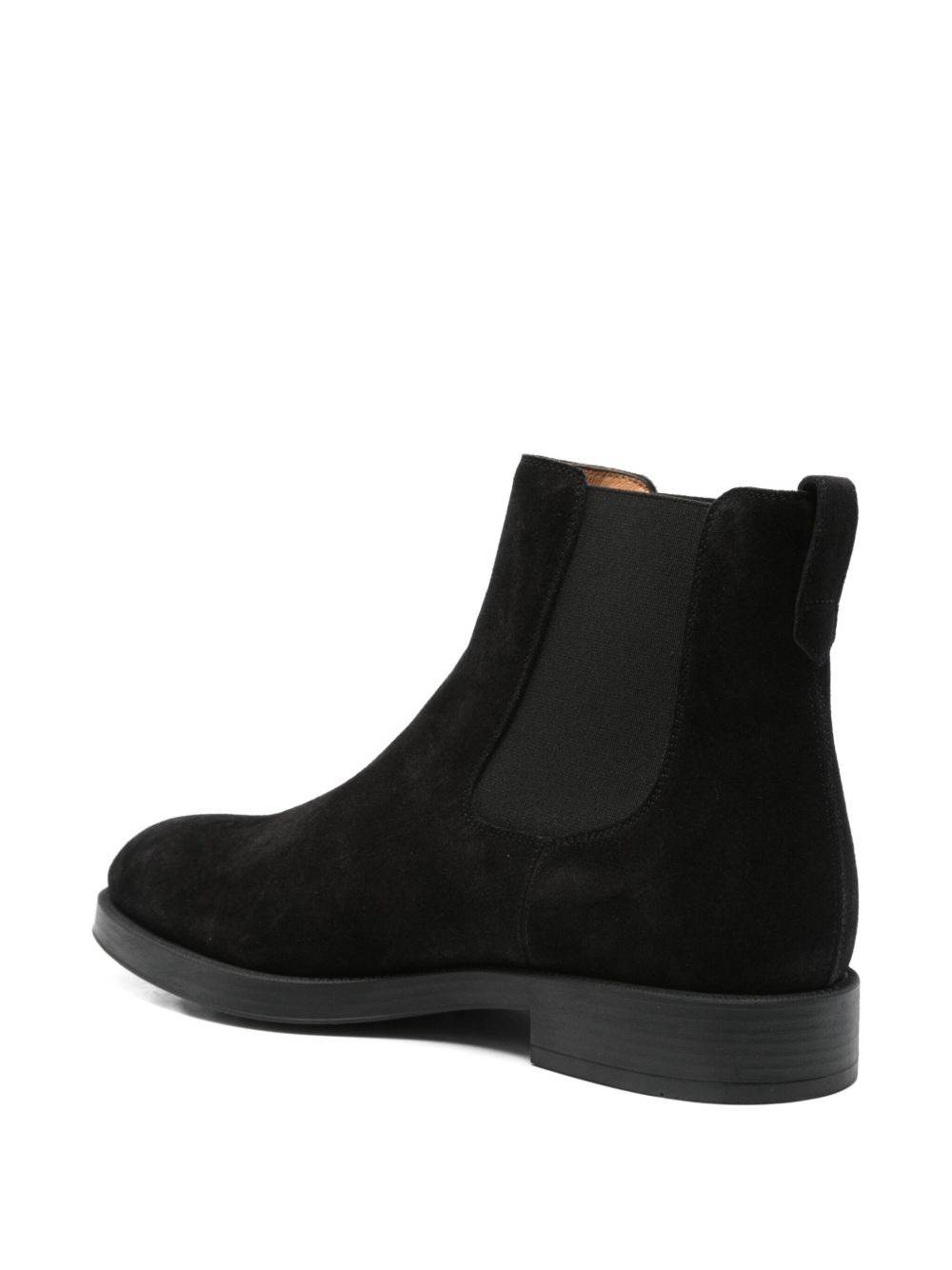 elastic-panel suede chelsea boots - 3