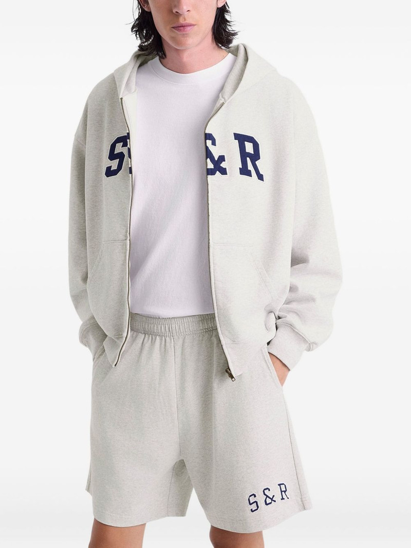 Sporty & Rich patch pocket drawstring shorts outlook