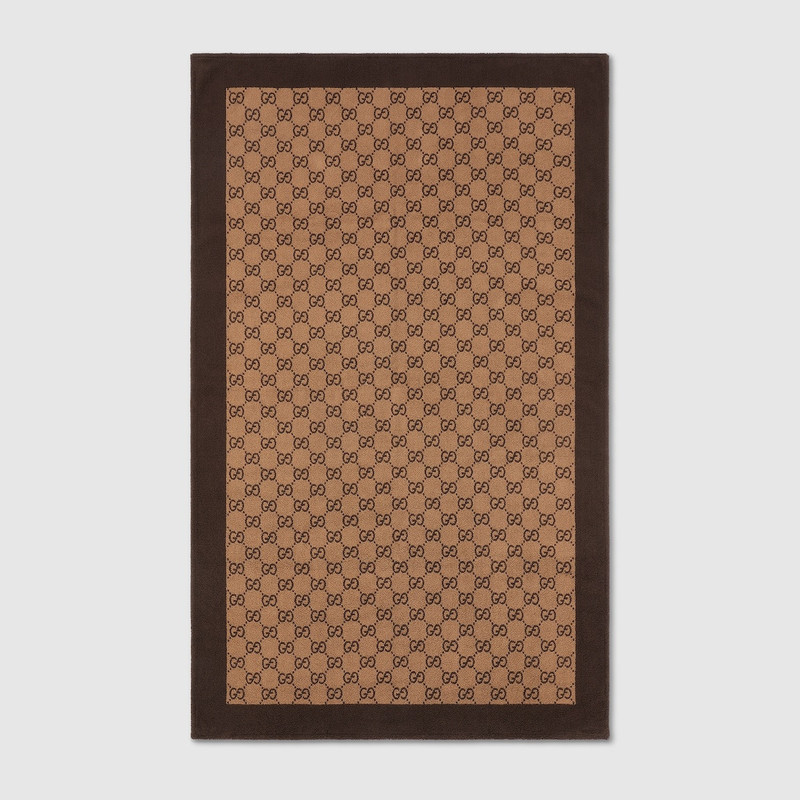 GUCCI GG terrycloth beach blanket outlook