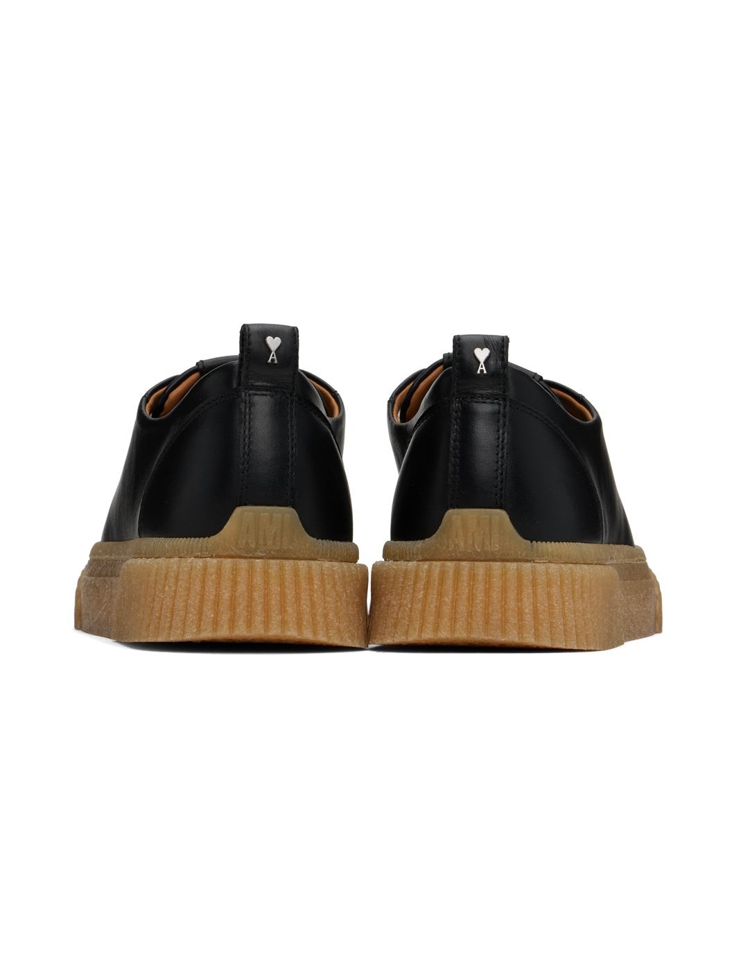 Black Lace-Up Sneakers - 2