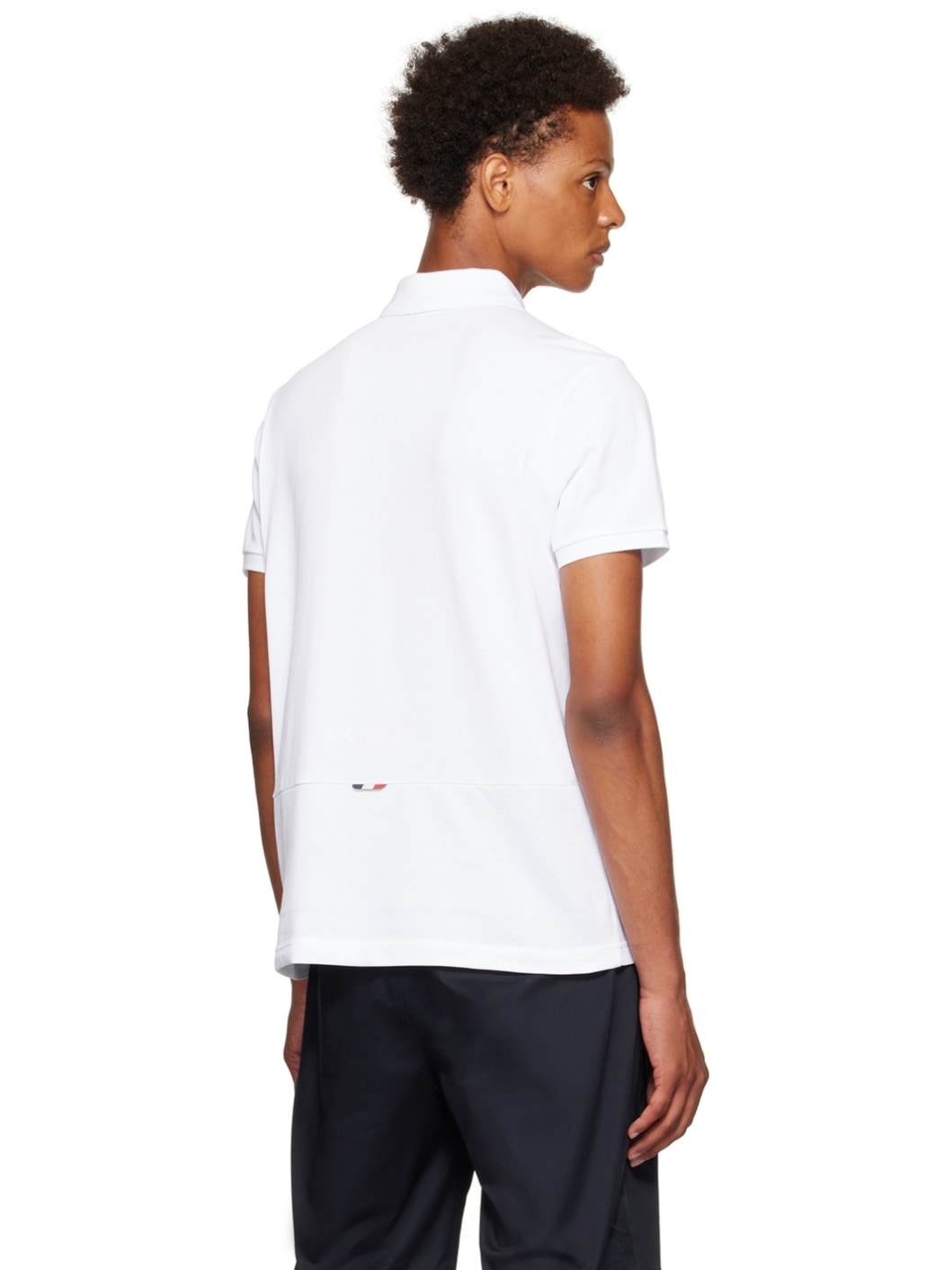 White Cotton Polo - 3
