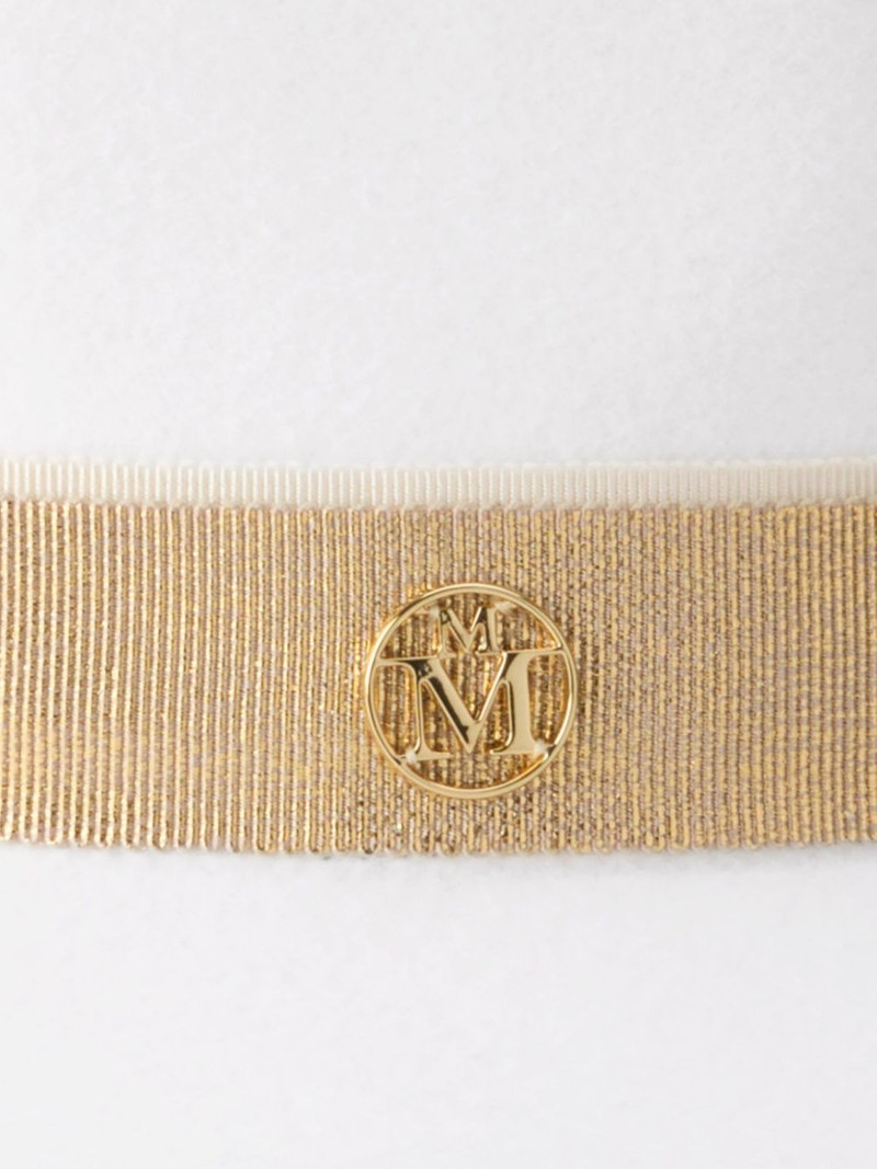 MAISON MICHEL logo-plaque hat outlook