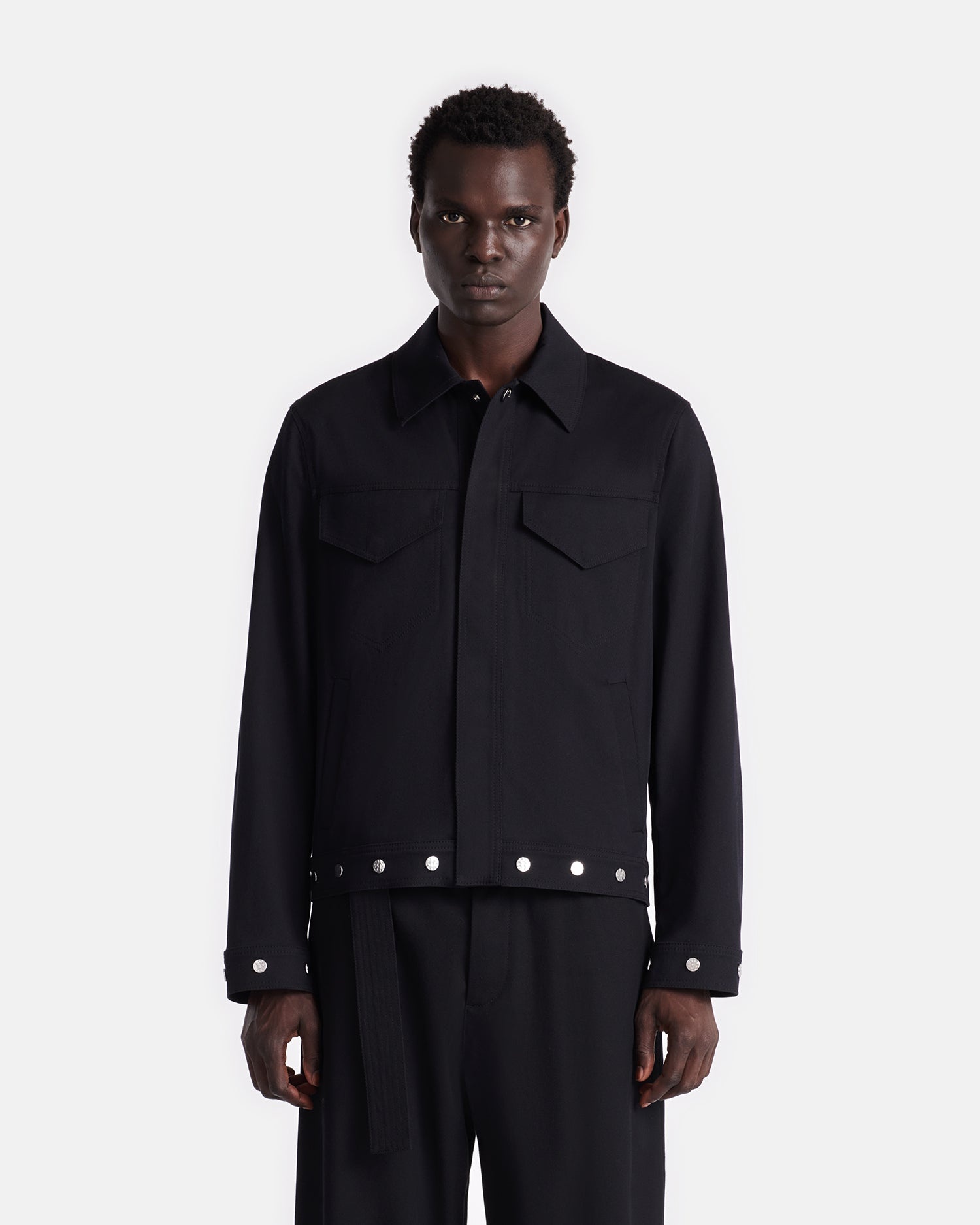 Studded Calvary-Twill Jacket - 2