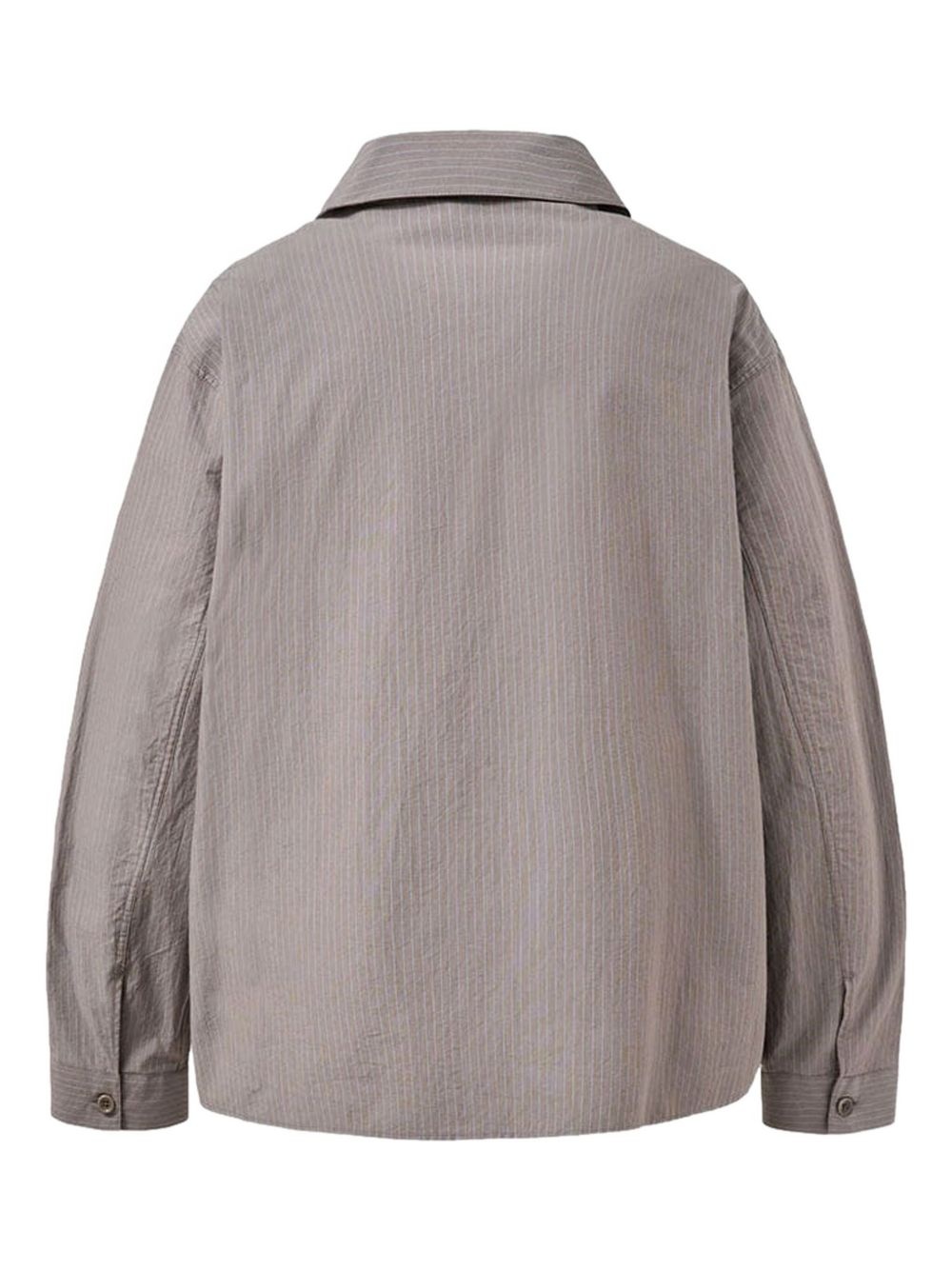 striped patch-pocket shirt - 5