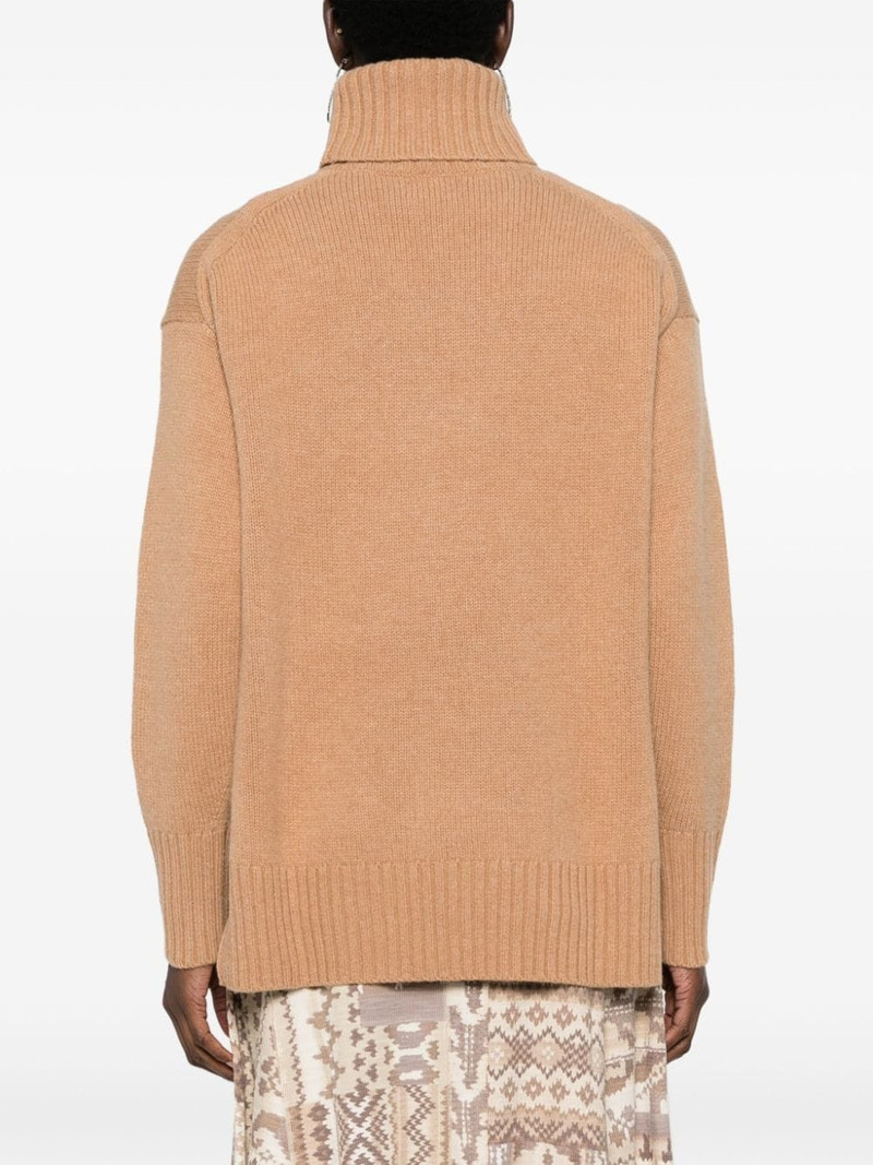 embroidered-logo jumper 4