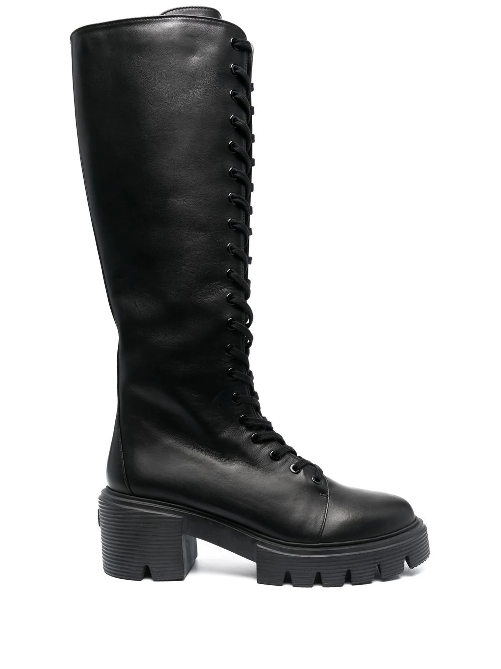 70mm calf-length lace-up boots - 1