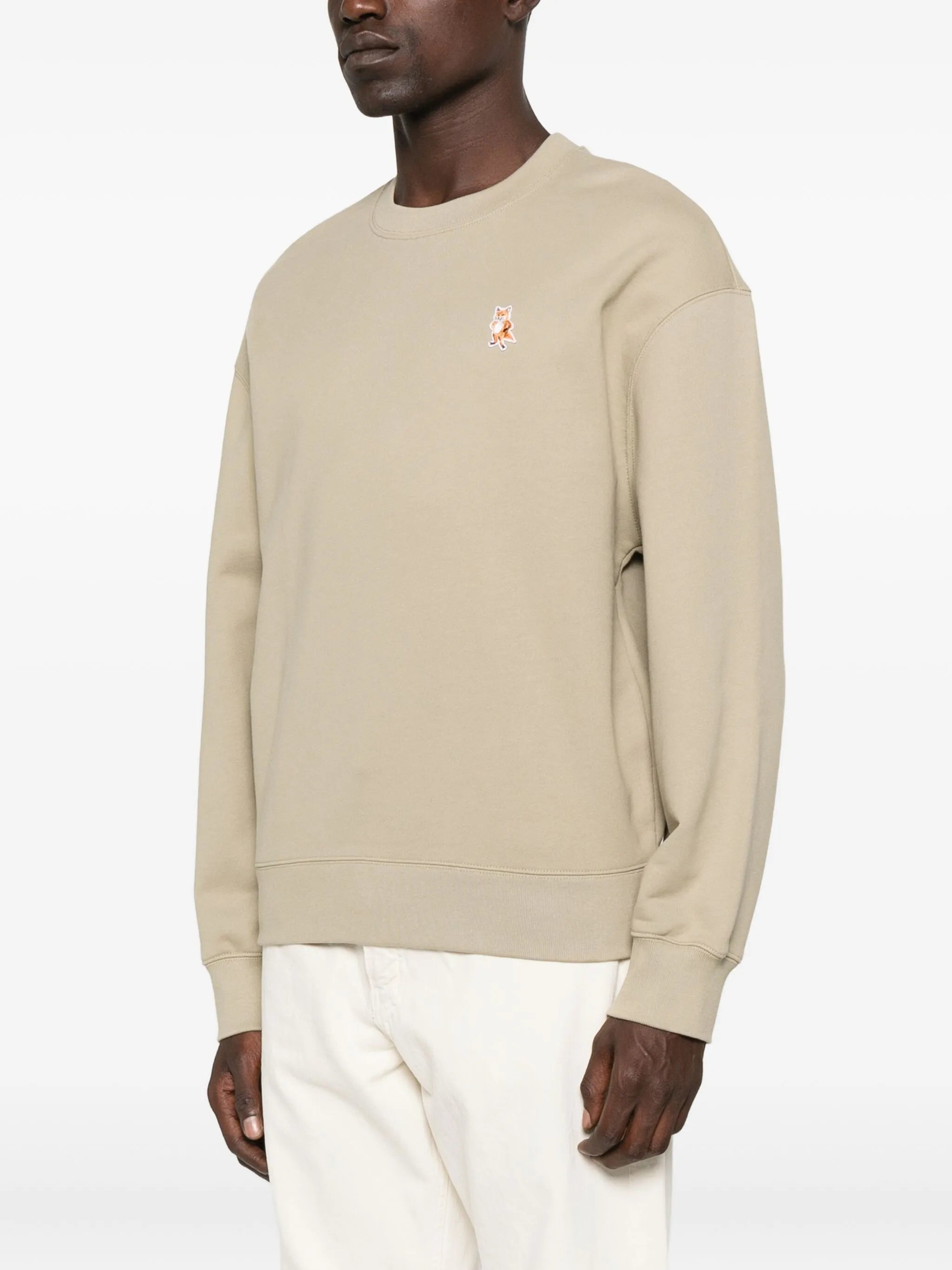 Maison Kitsuné Logo-embroidered Cotton Sweatshirt - 5