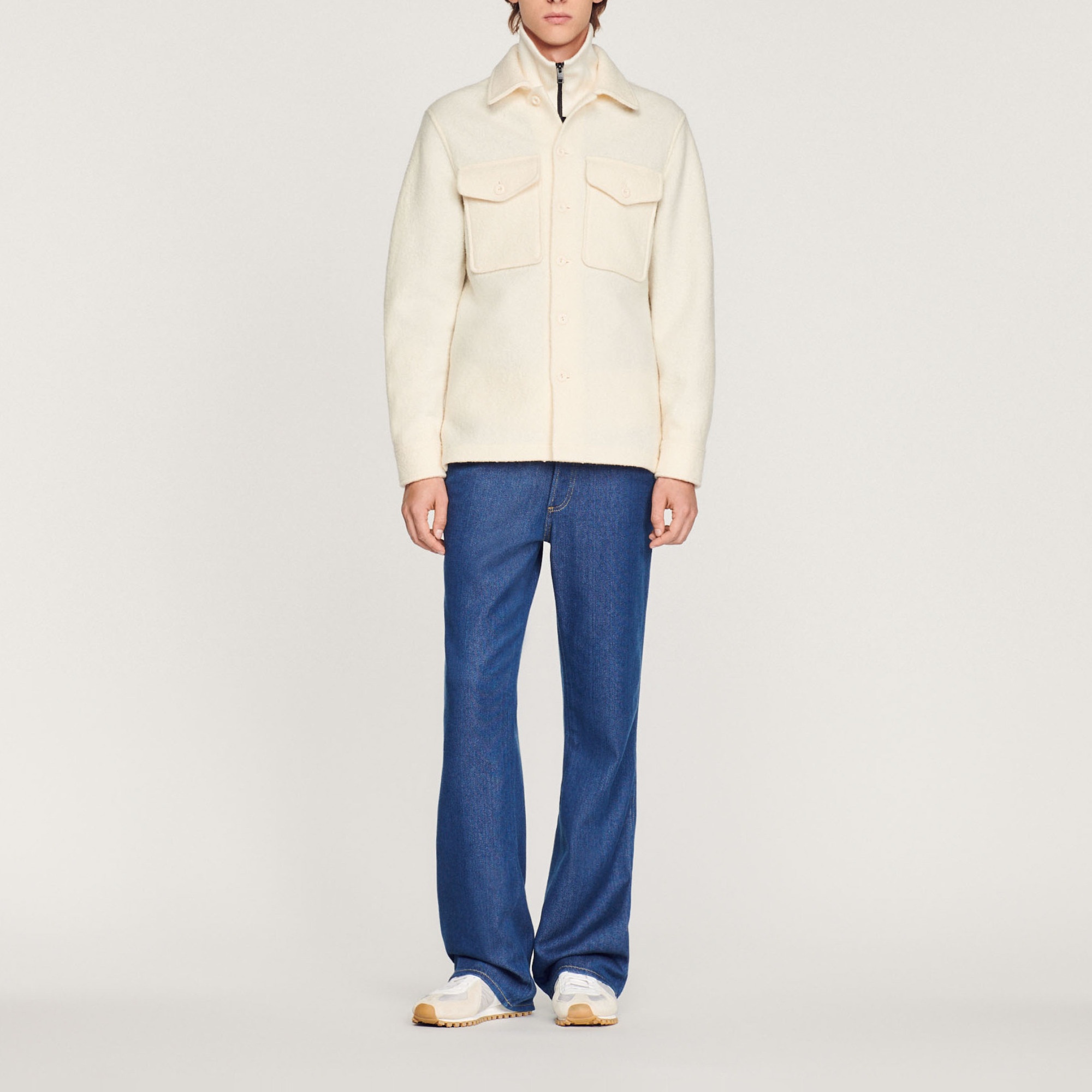 Boiled wool overshirt - 3