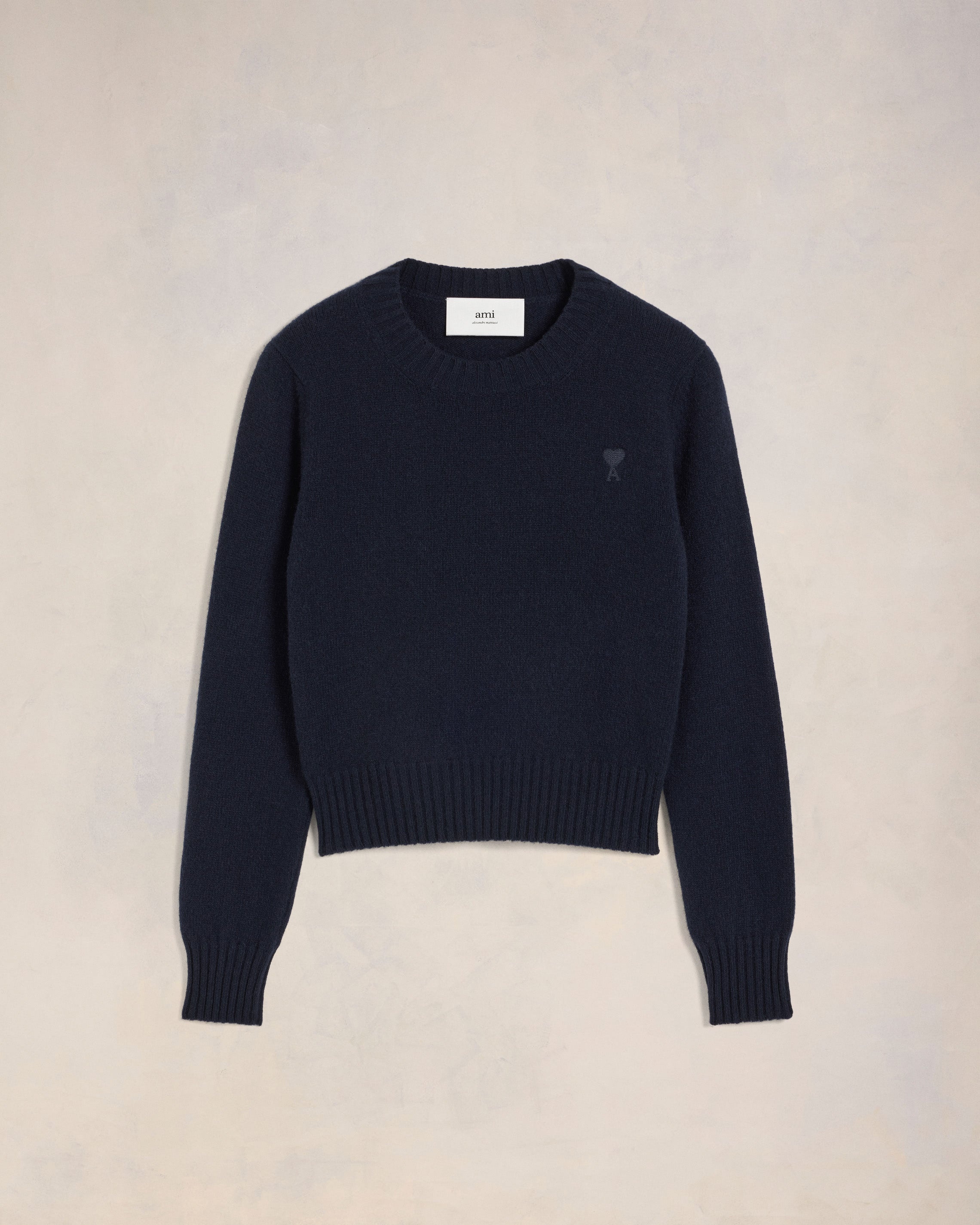 CASHMERE AMI DE COEUR CREW NECK SWEATER - 1