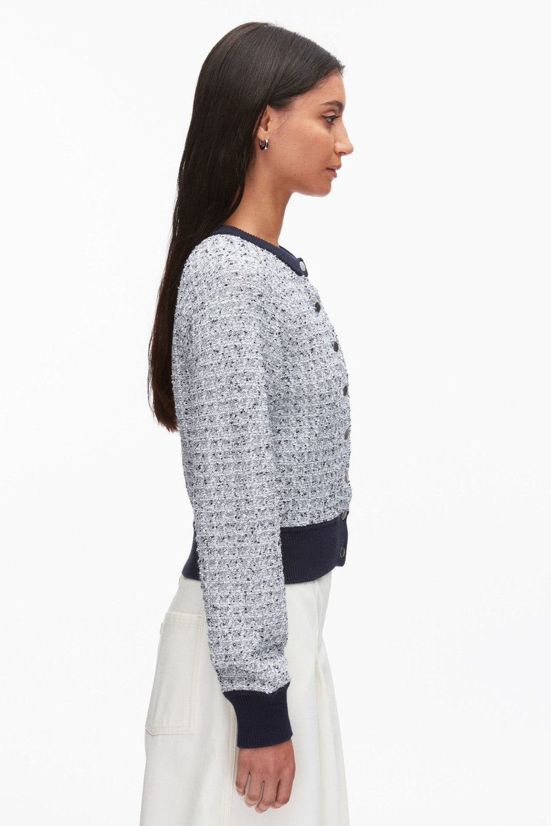 Crew Neck Raglan Cardigan 4