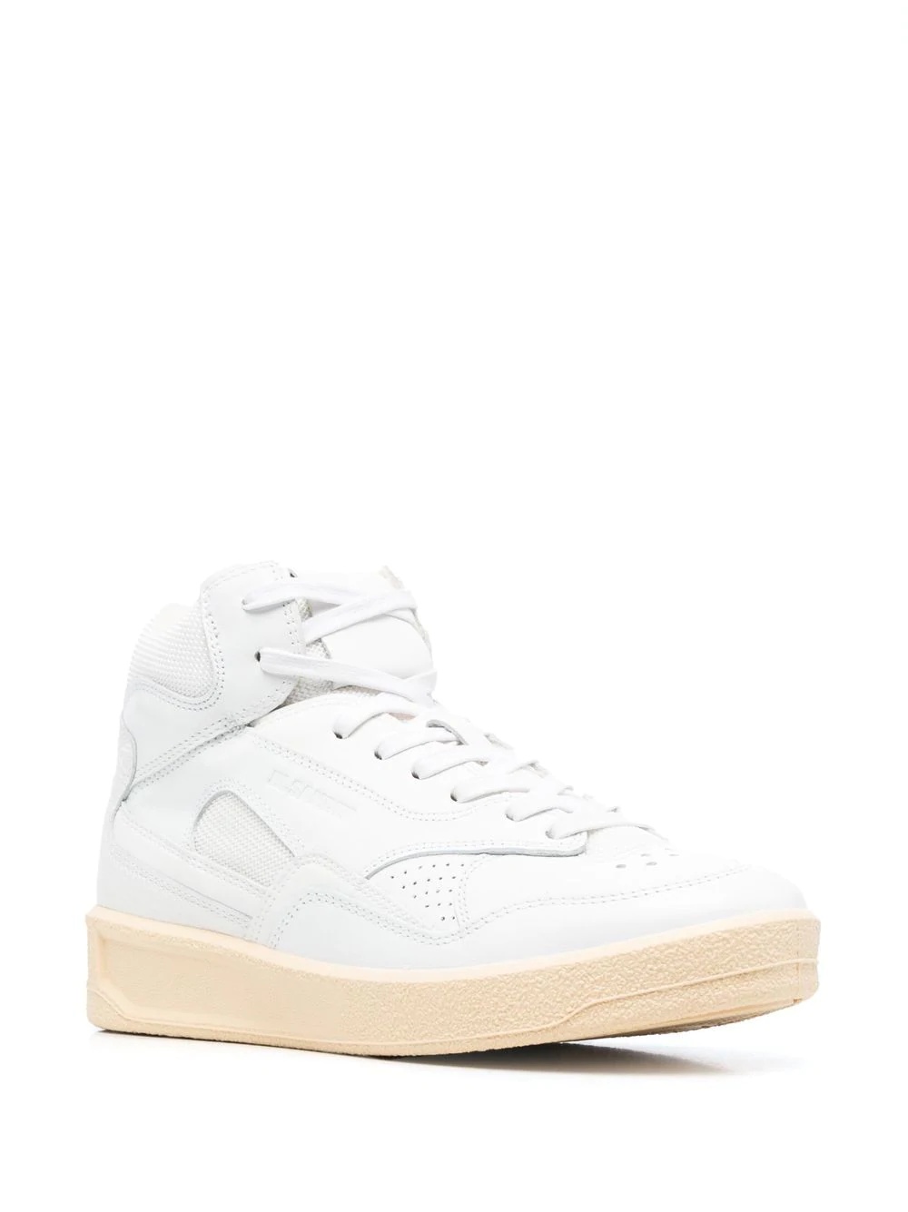 Basket mid leather sneakers - 2