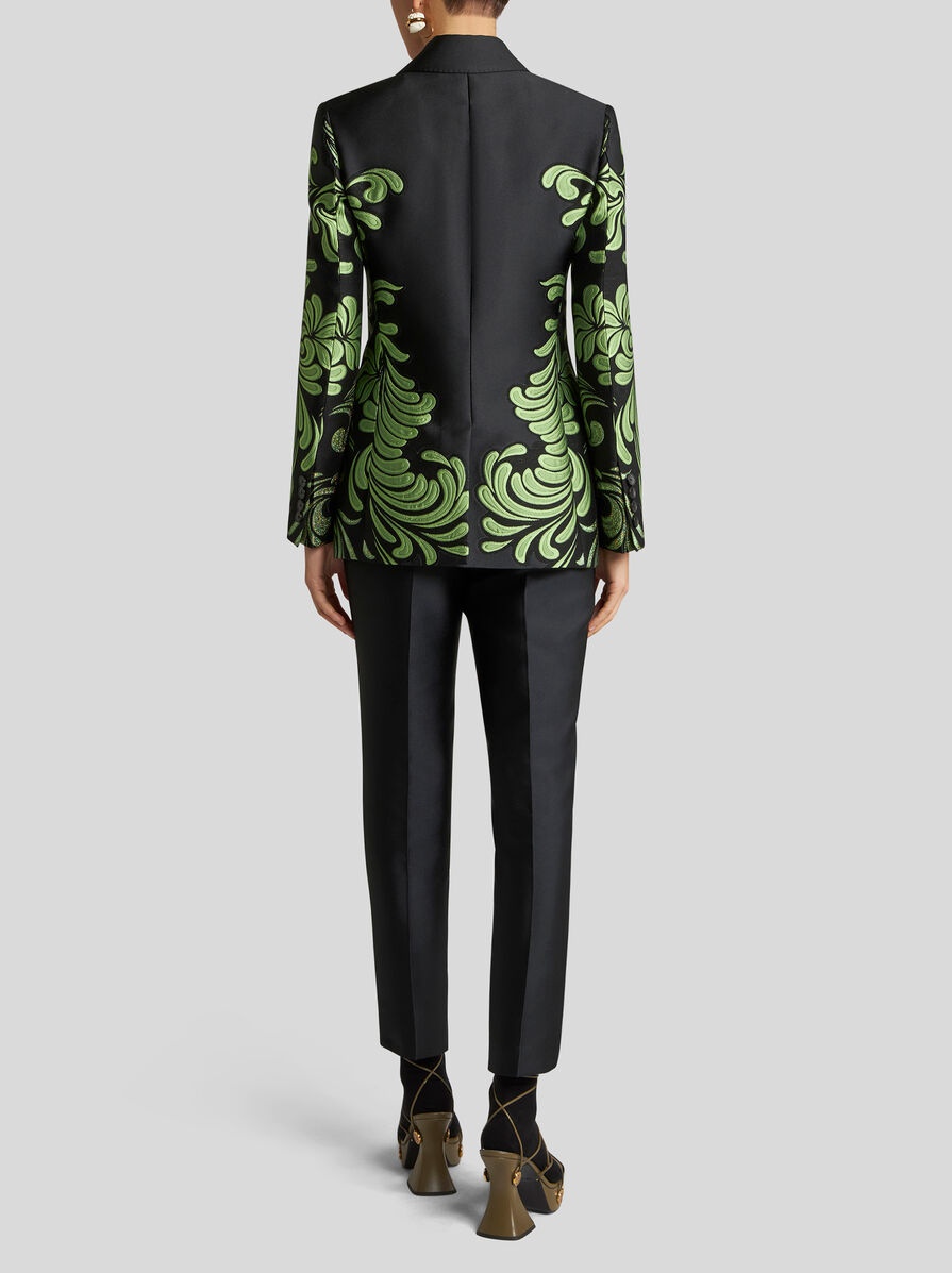 JACQUARD BROCADE JACKET - 5