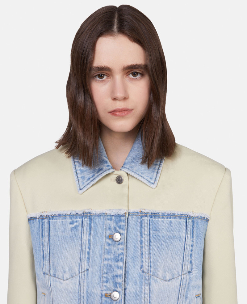 2톤 패널 Denim 재킷 4