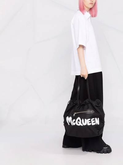 Alexander McQueen The Bundle logo tote bag outlook