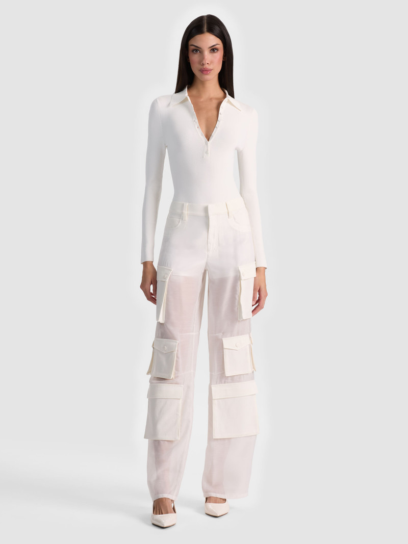 OLYMPIA SHEER COMBO CARGO PANT 3
