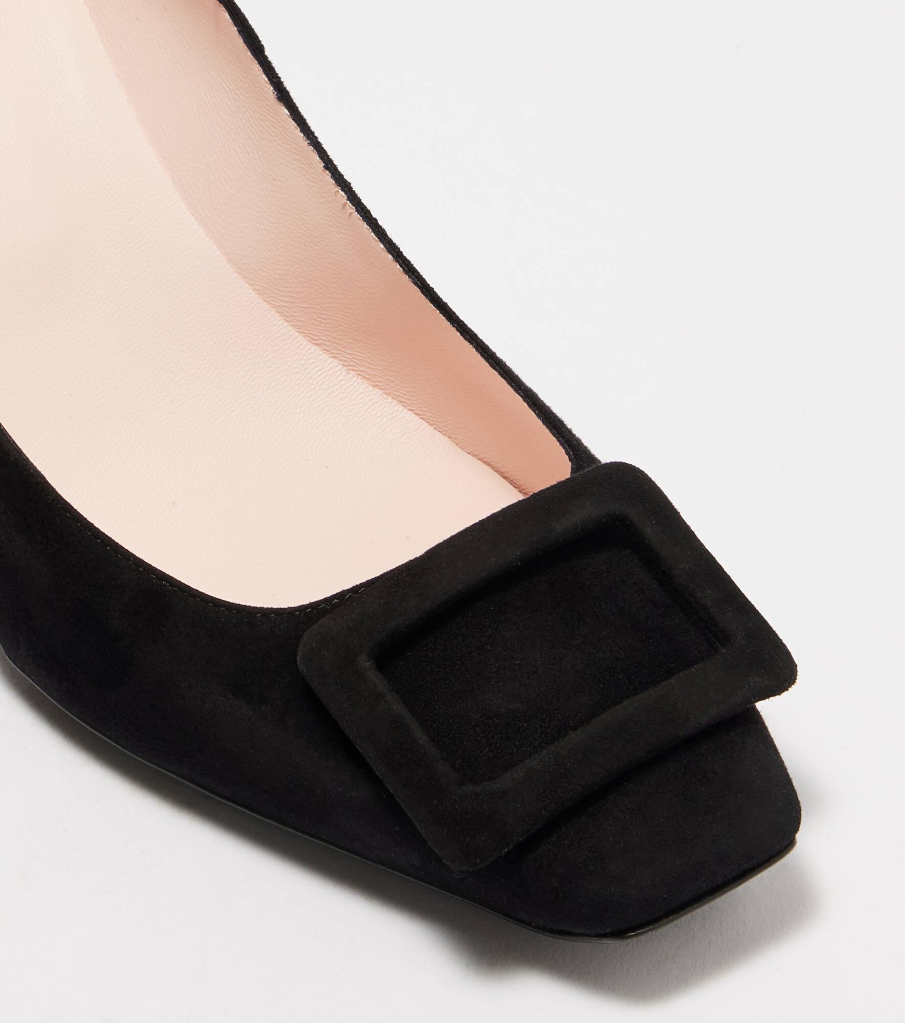 Trompette 70 suede pumps - 5