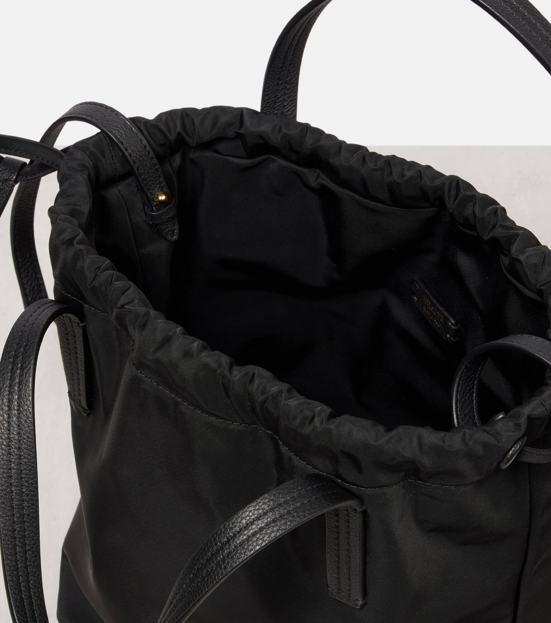 Rory Medium leather-trimmed bucket bag - 3