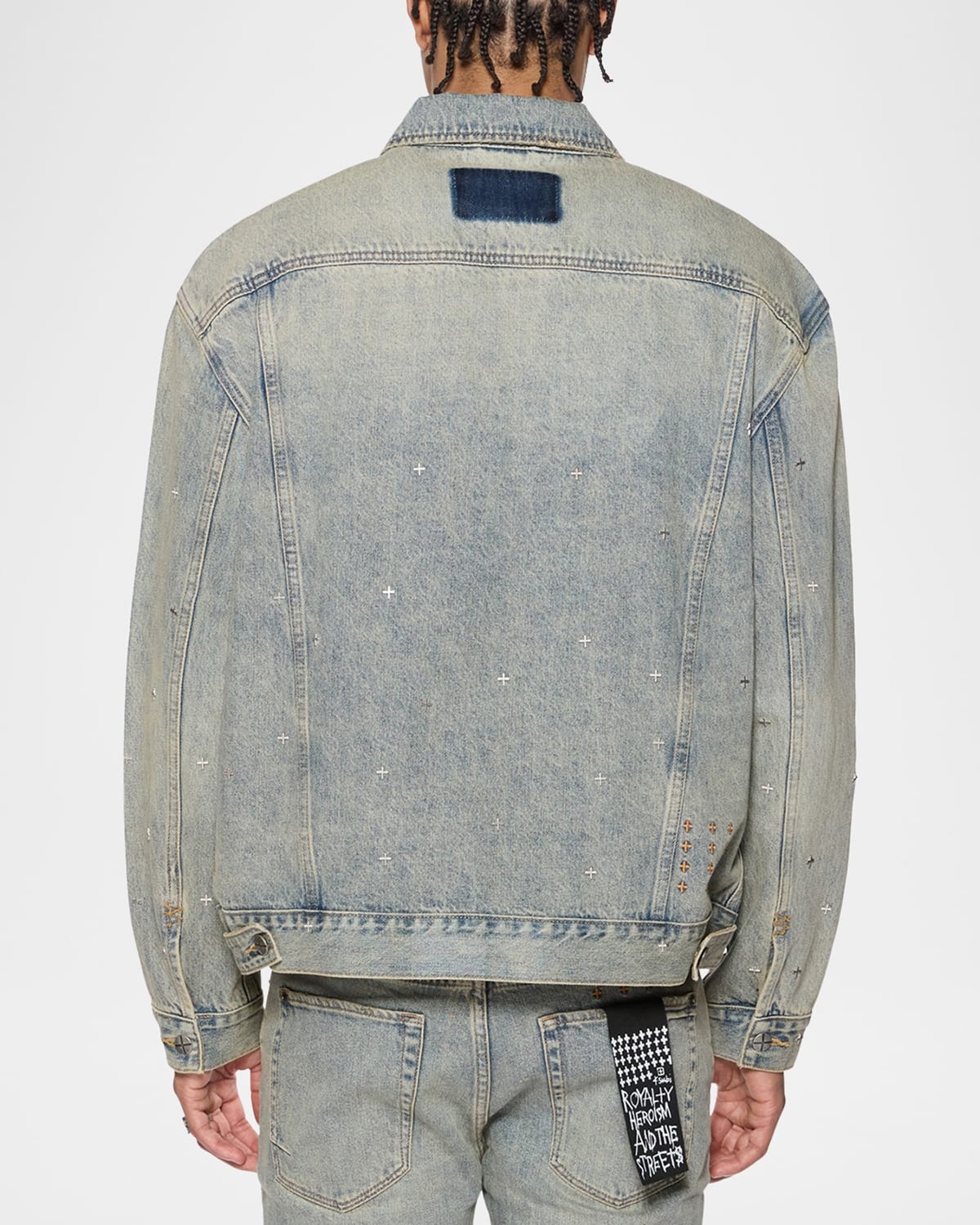 Men's Oh G Stagelight Metalik Denim Jacket - 3