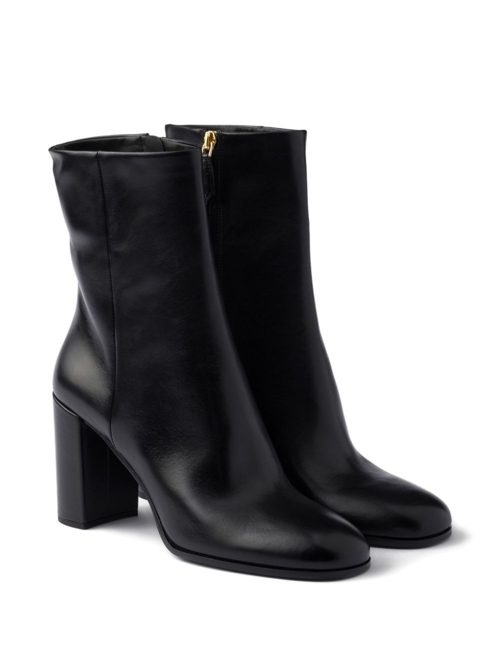 85mm zip-fastening block-heel boots - 2
