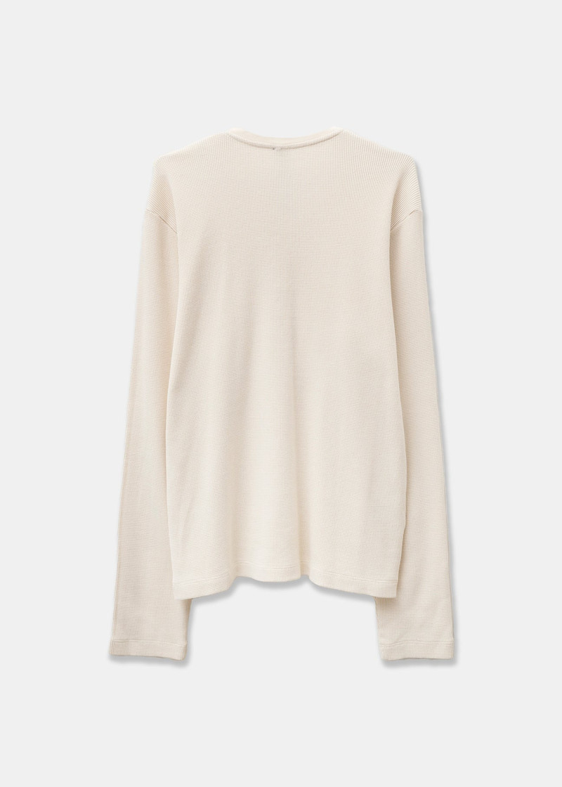 Chrome Hearts Chrome Hearts Cream Henley Pullover Long Sleeve outlook