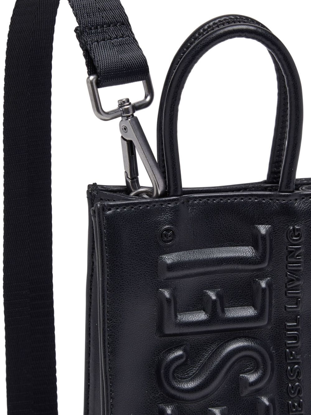 3D Shopper logo-embossed tote bag - 5