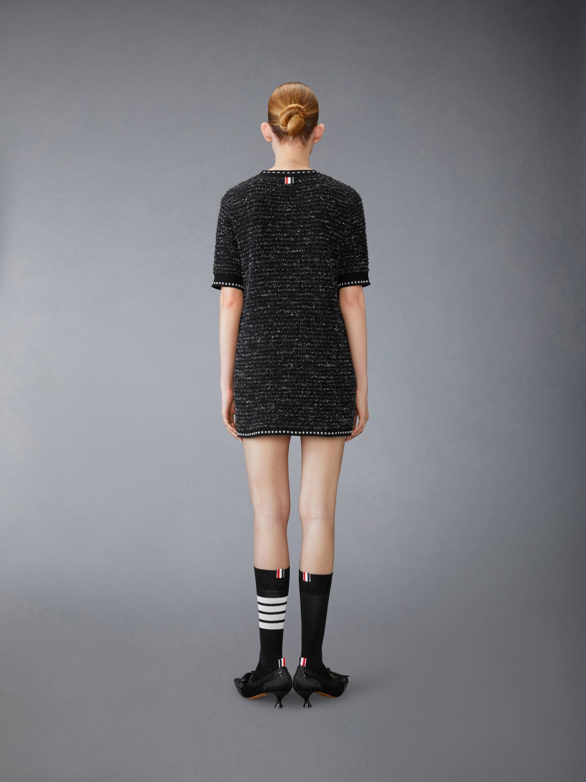 EYELASH TWEED JACQUARD MINI DRESS - 3