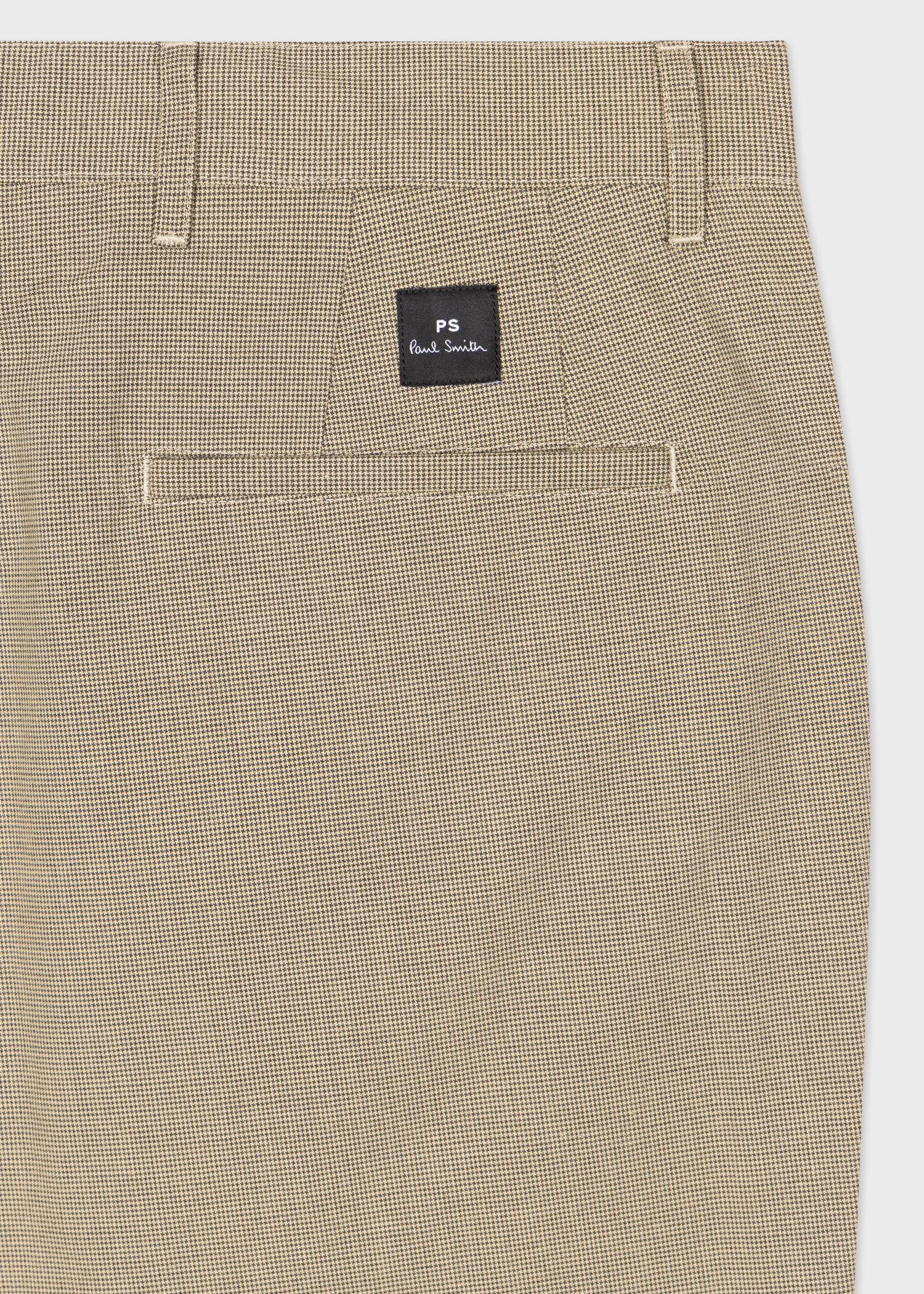 Mid-Fit Micro Check Chinos - 2