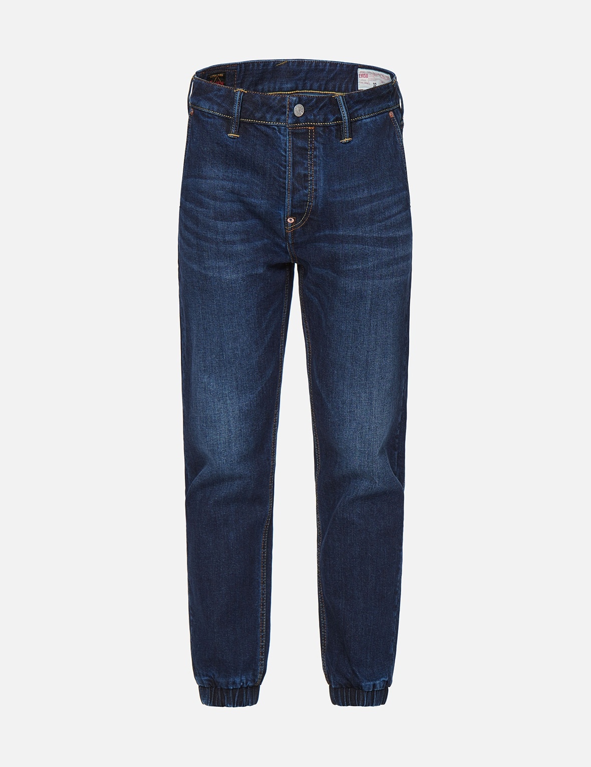 TWO-TONE DAICOCK INSERT DENIM JOGGER PANTS - 1