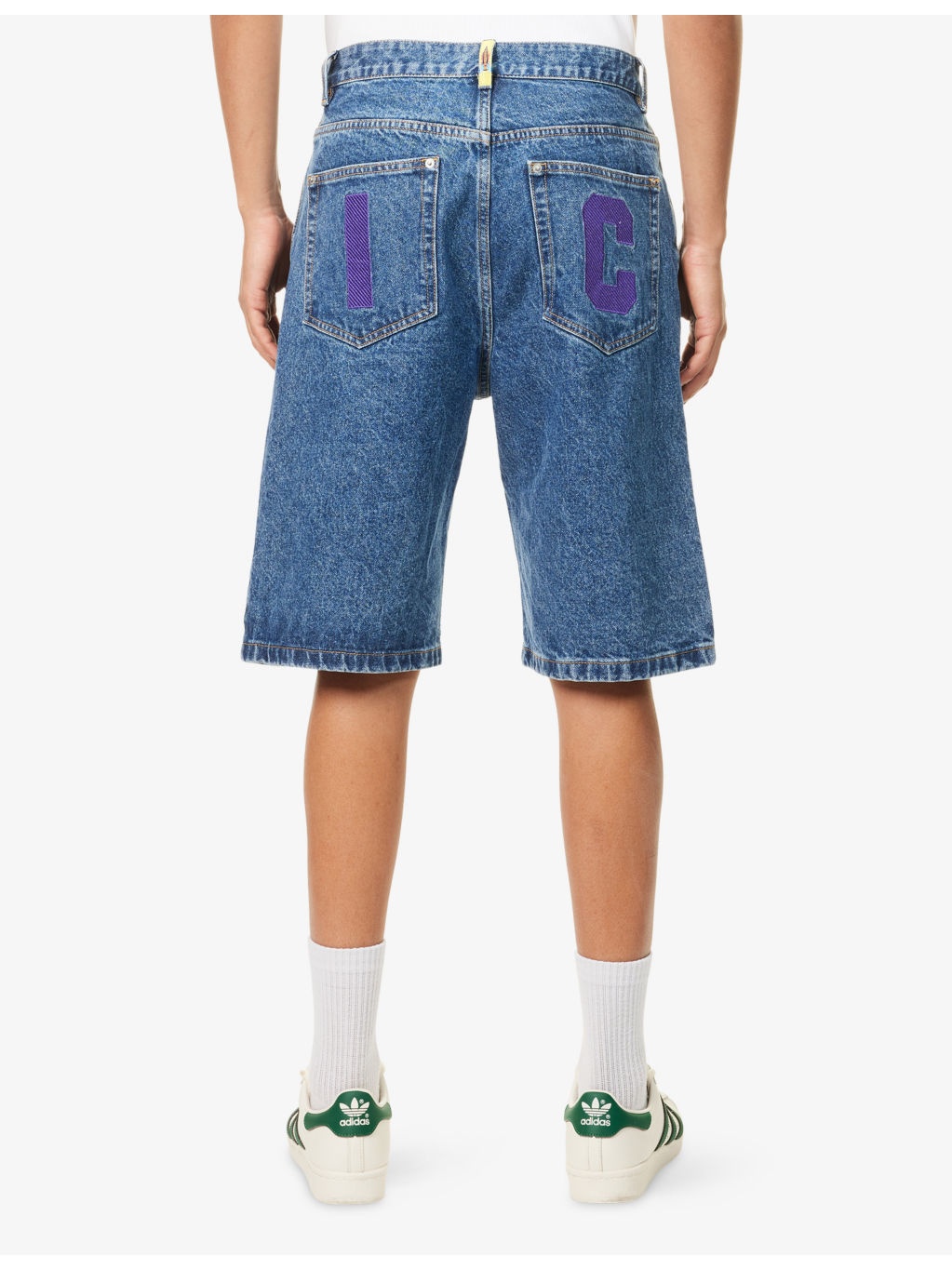 Running Dog Regular-Fit Denim Shorts - 4