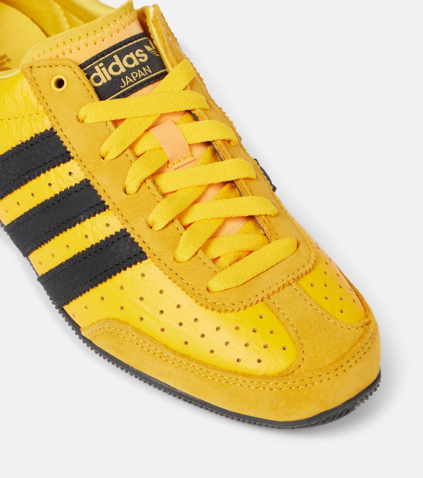 Japan suede-trimmed leather sneakers - 5