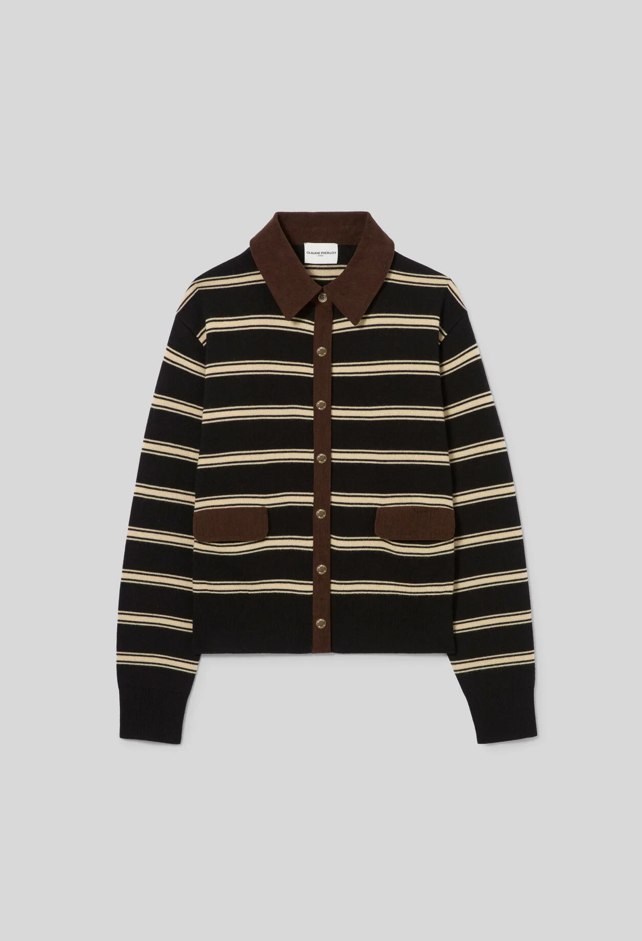 STRIPED CARDIGAN - 1