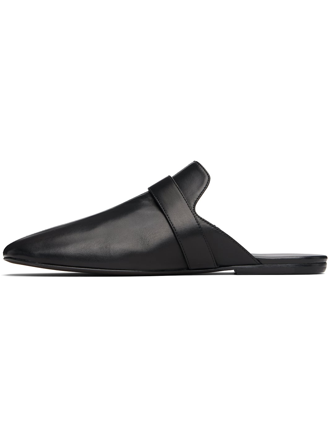 Black Leather Loafers - 3