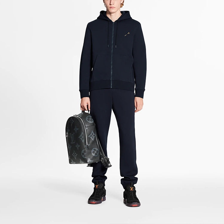 Men's LOUIS VUITTON SS21 Zipper travel Navy Blue 1A8HAW - 4