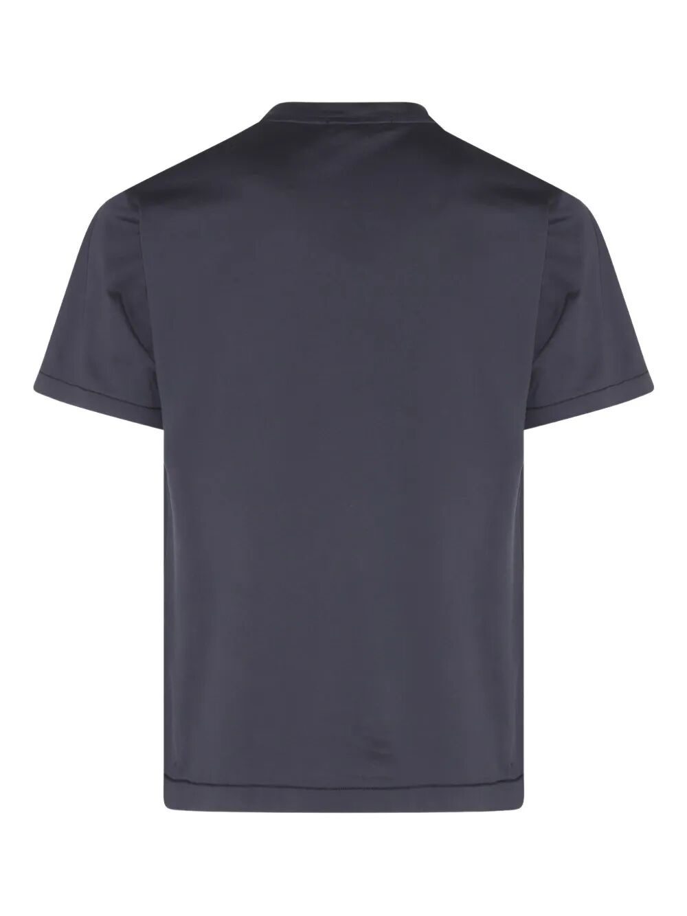 Slim Fit Cotton Jersey T-Shirt With Compass Patch - 2